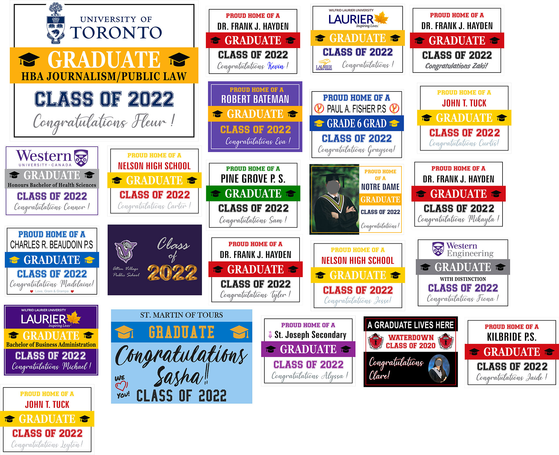 2022 Grad Signs Available Now